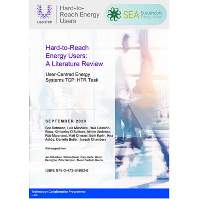 Hard-to-Reach Energy Users: A Literature Review  , by S. Rotmann et al (Social Policy)